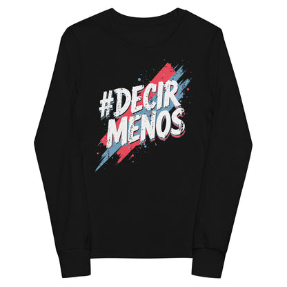 Decir Menos Kids long sleeve tee