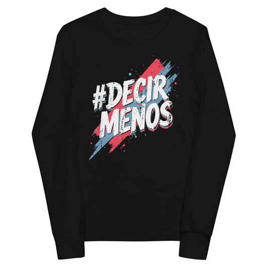 Decir Menos Kids long sleeve tee