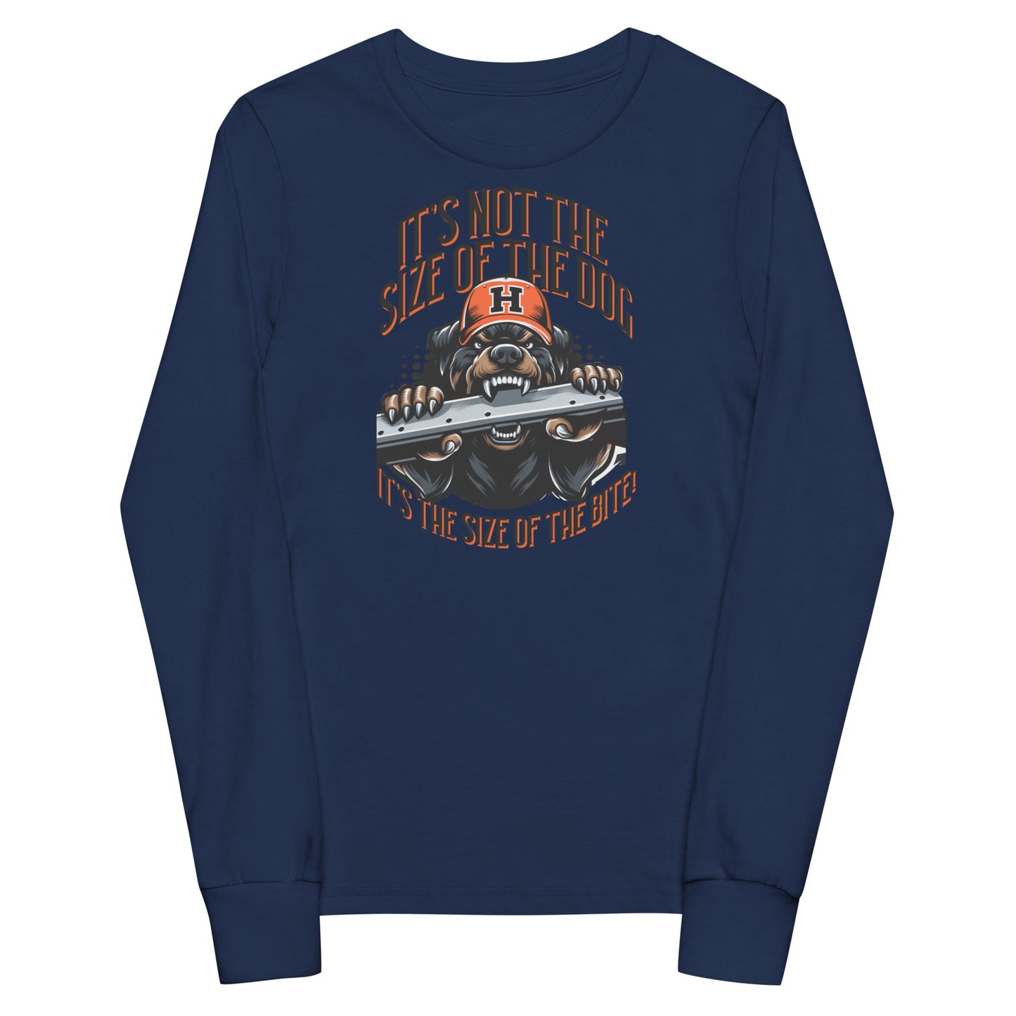 Size of the Dog Kids Long Sleeve Tee