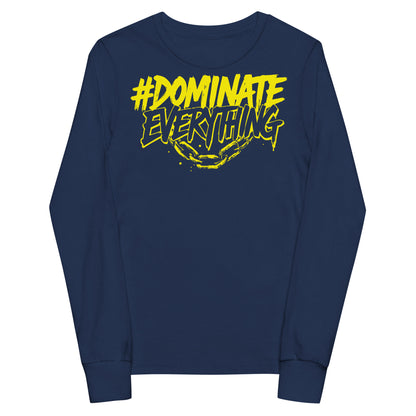 Dominate Everything Kids Youth long sleeve tee