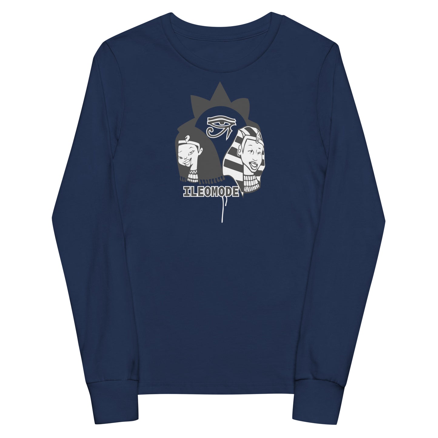 IleOmode Eye Kids long sleeve tee