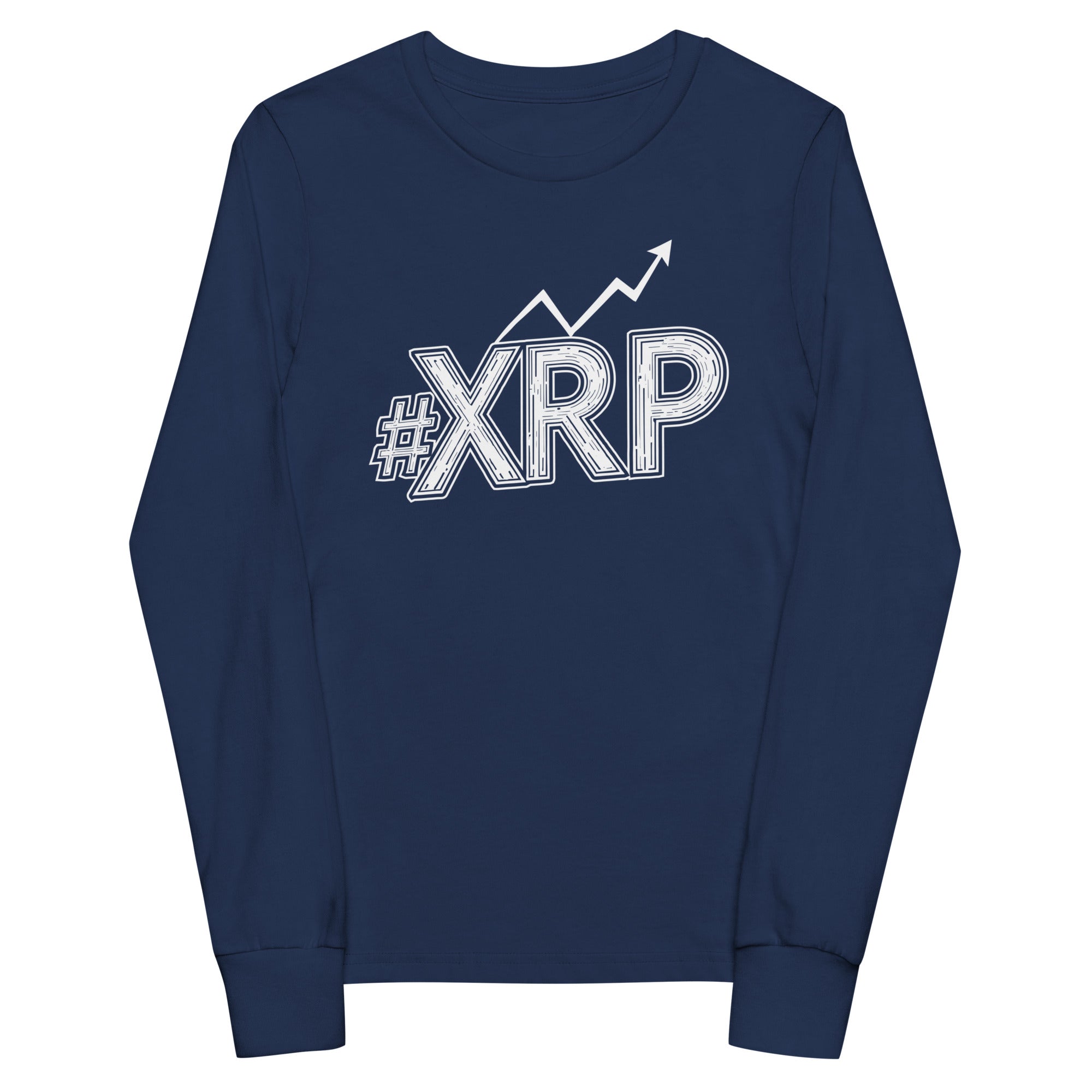 #XRP Line Graph Kids long sleeve tee