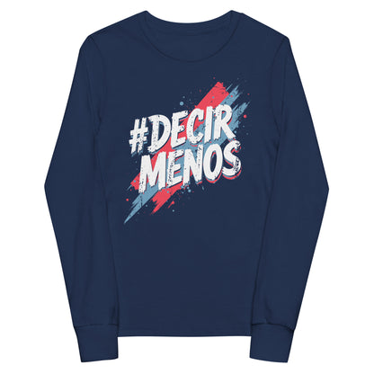 Decir Menos Kids long sleeve tee