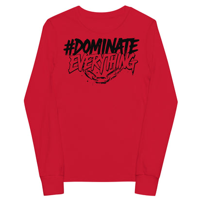 Dominate Everything Signature Kids Youth long sleeve tee