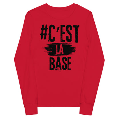 Cest La Base Signature Kids long sleeve tee