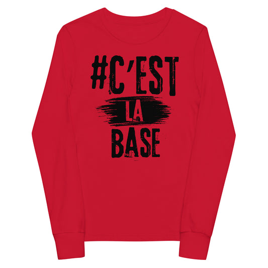 Cest La Base Signature Kids long sleeve tee