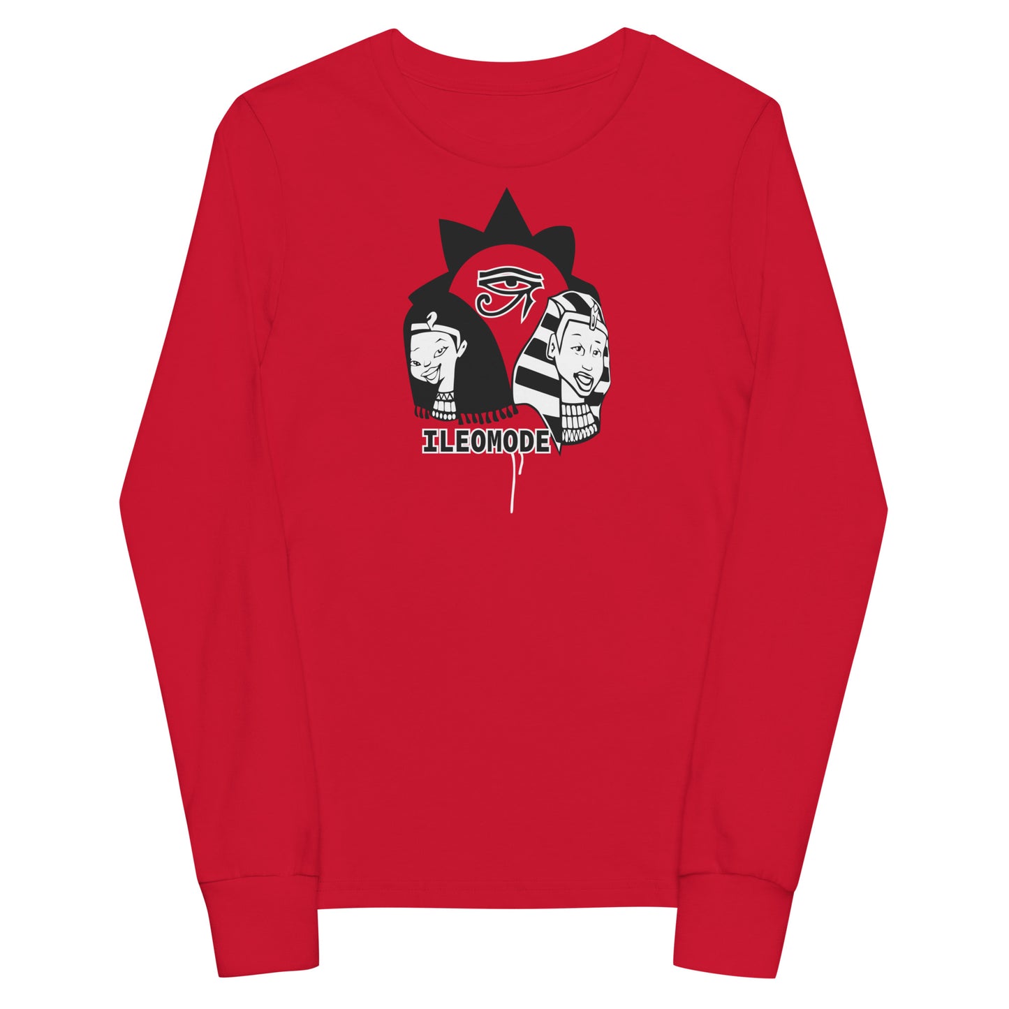 IleOmode Eye Kids long sleeve tee