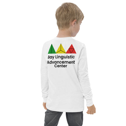 Bay Linguistic Advancement Youth Long Sleeve Logo Tee
