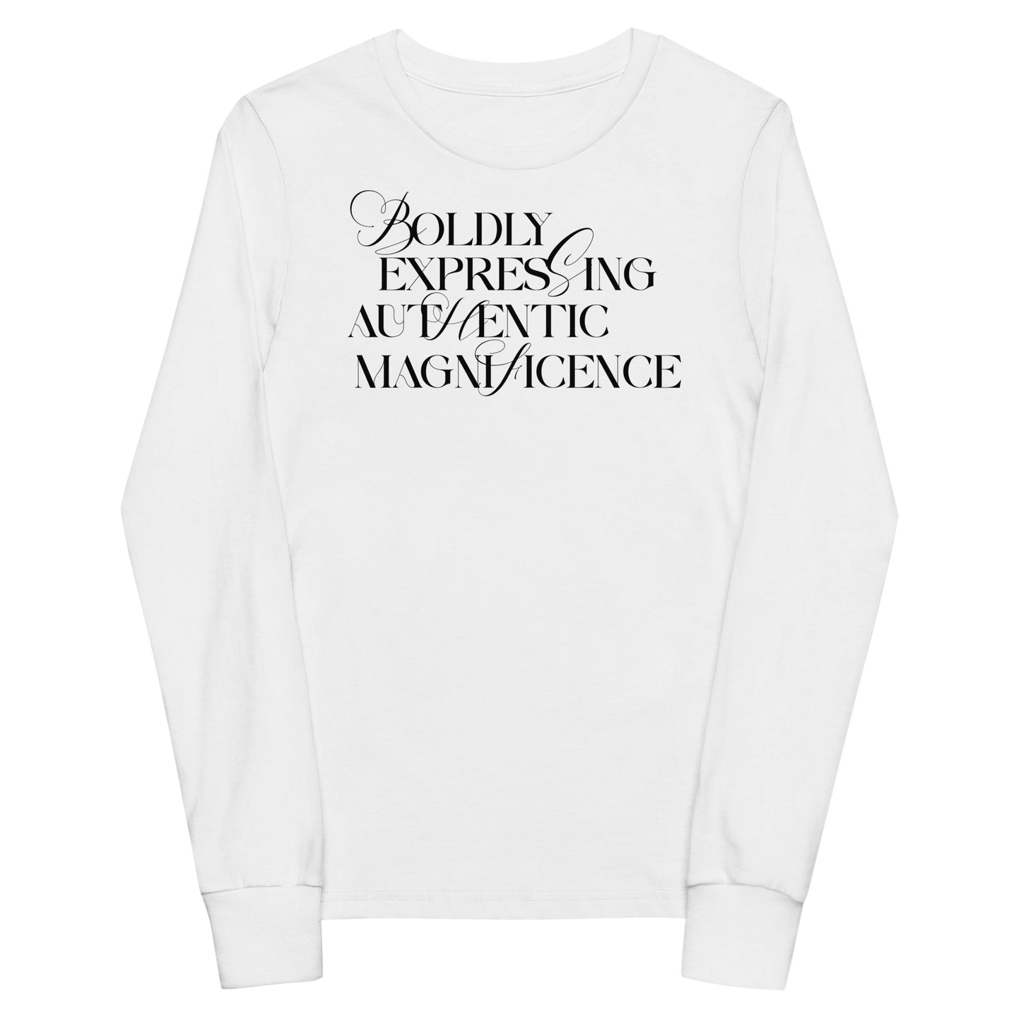 Boldly Expressing Kids Long Sleeve Tee