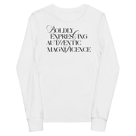Boldly Expressing Kids Long Sleeve Tee