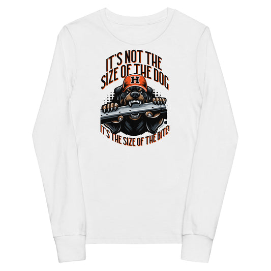 Size of the Dog Kids Long Sleeve Tee
