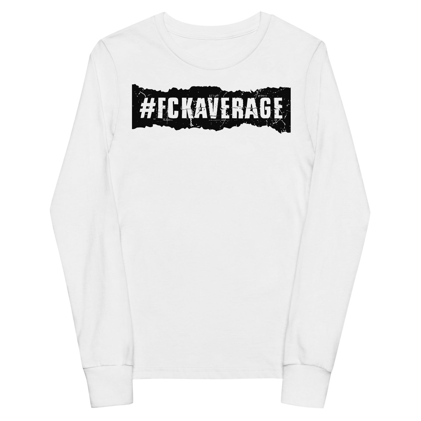 Fckaverage Signature Kids Youth long sleeve tee