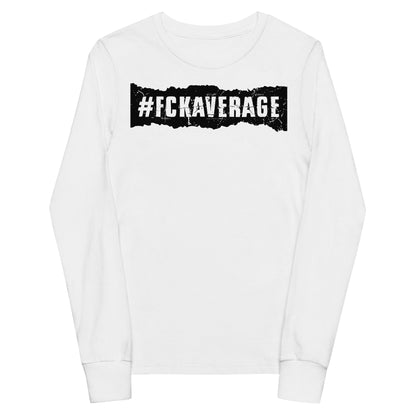 Fckaverage Signature Kids Youth long sleeve tee