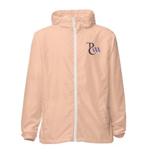 Boldly Expressing Unisex lightweight zip up windbreaker