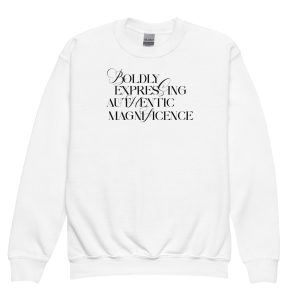 Boldly Expressing kid sweatshirt