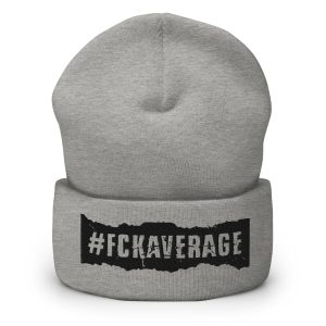 Fckaverage Signature Cuffed Beanie