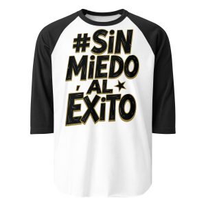 Sin Miedo Al Exito Signature 3/4 sleeve raglan shirt