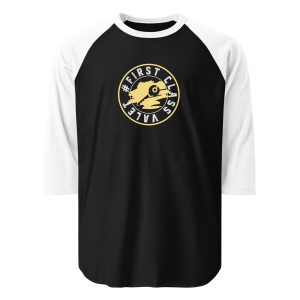 First Class Valet 3/4 sleeve raglan shirt