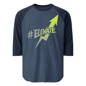 Elevate 3/4 sleeve raglan shirt