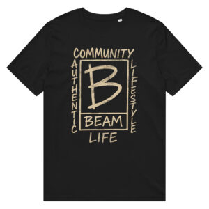 Community Authentic Lifestyle – Beam Life Bold Graphic Design for Urban Culture & Streetwear Unisex organic mid-light t-shirt